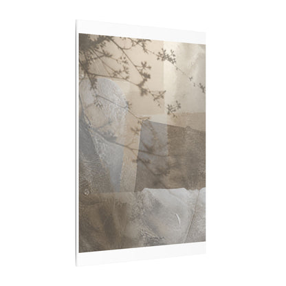 Neutral Shadow Play Canvas Art - Texture Japandi