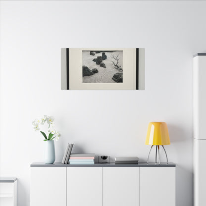 Karesansui Dry Zen Karesansui Canvas Art