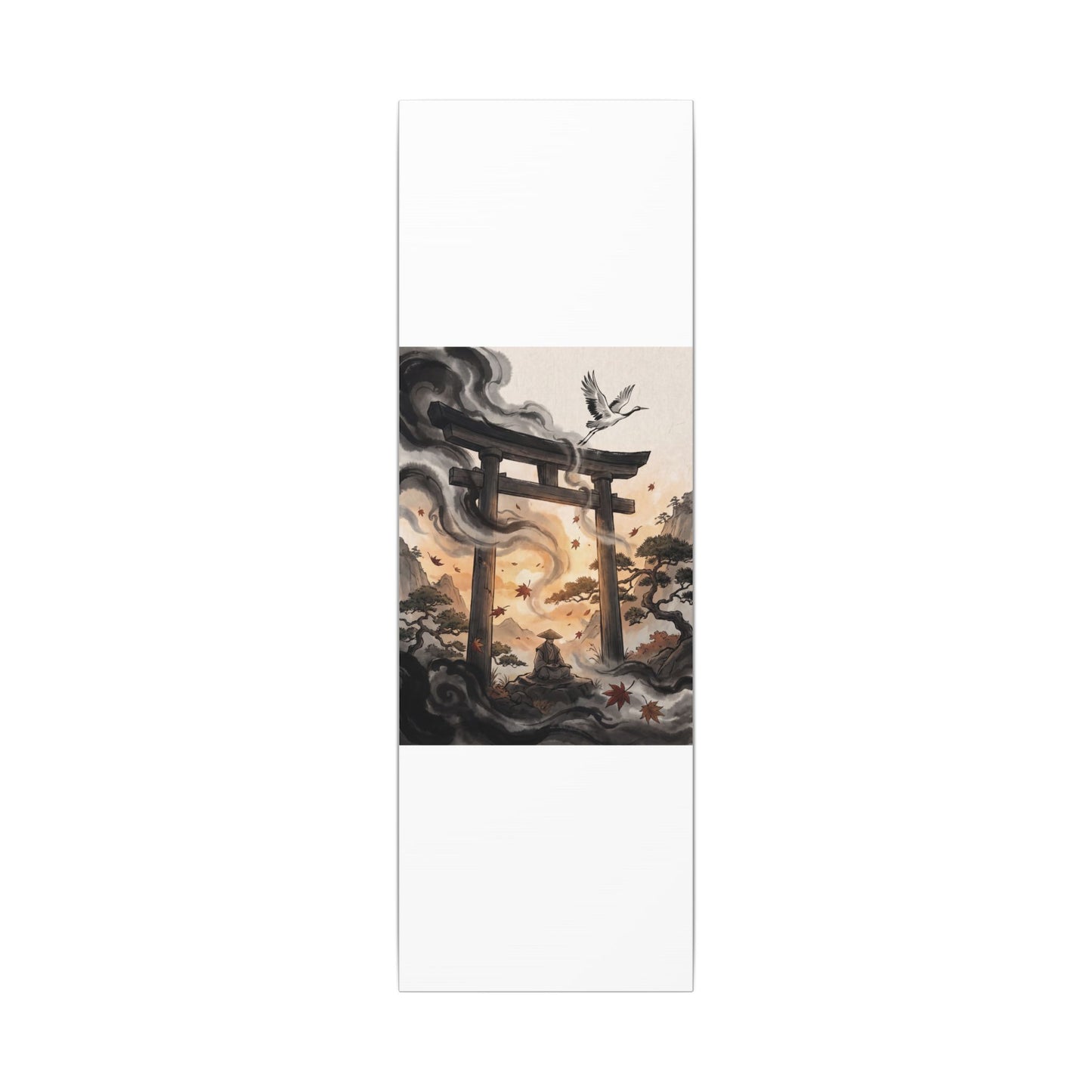 Torii Gate Ukiyo E Inspired Canvas Art | Serene Zen Art