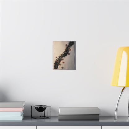 Dawn Ink Brushstroke Canvas Art - Kintsugi Ma