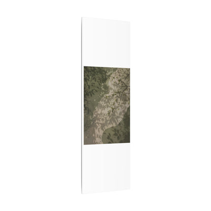 Neutral Shadow Play Canvas Art - Japanese Pattern Japandi