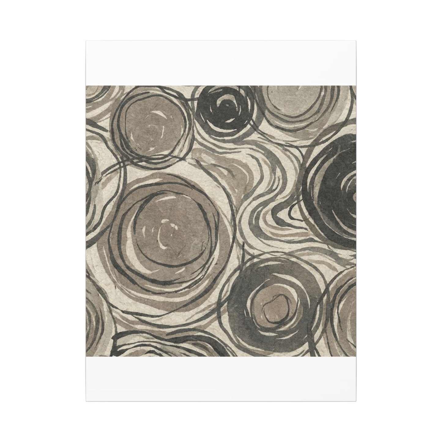 Wabi-sabi Pattern Japandi Japanese Pattern Canvas Art