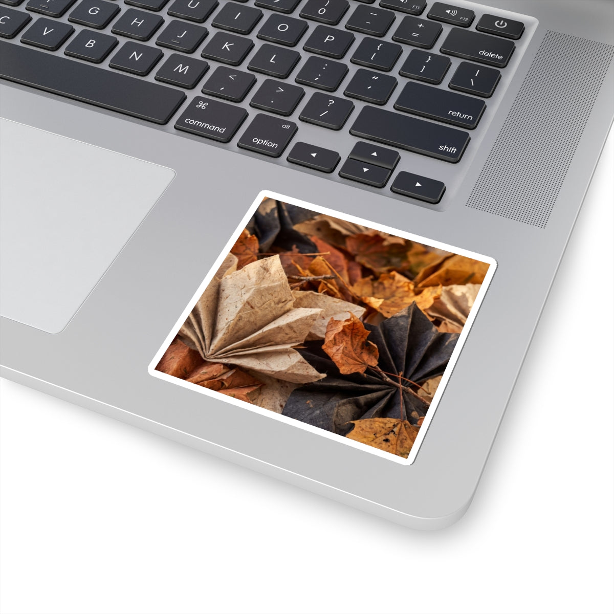 Japandi Paper Fold in Golden Hour | Texture Sticker