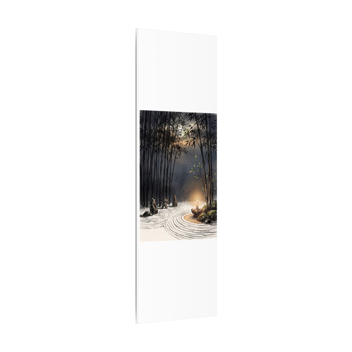 Tranquil Bamboo Grove Canvas Art - Karesansui Zen
