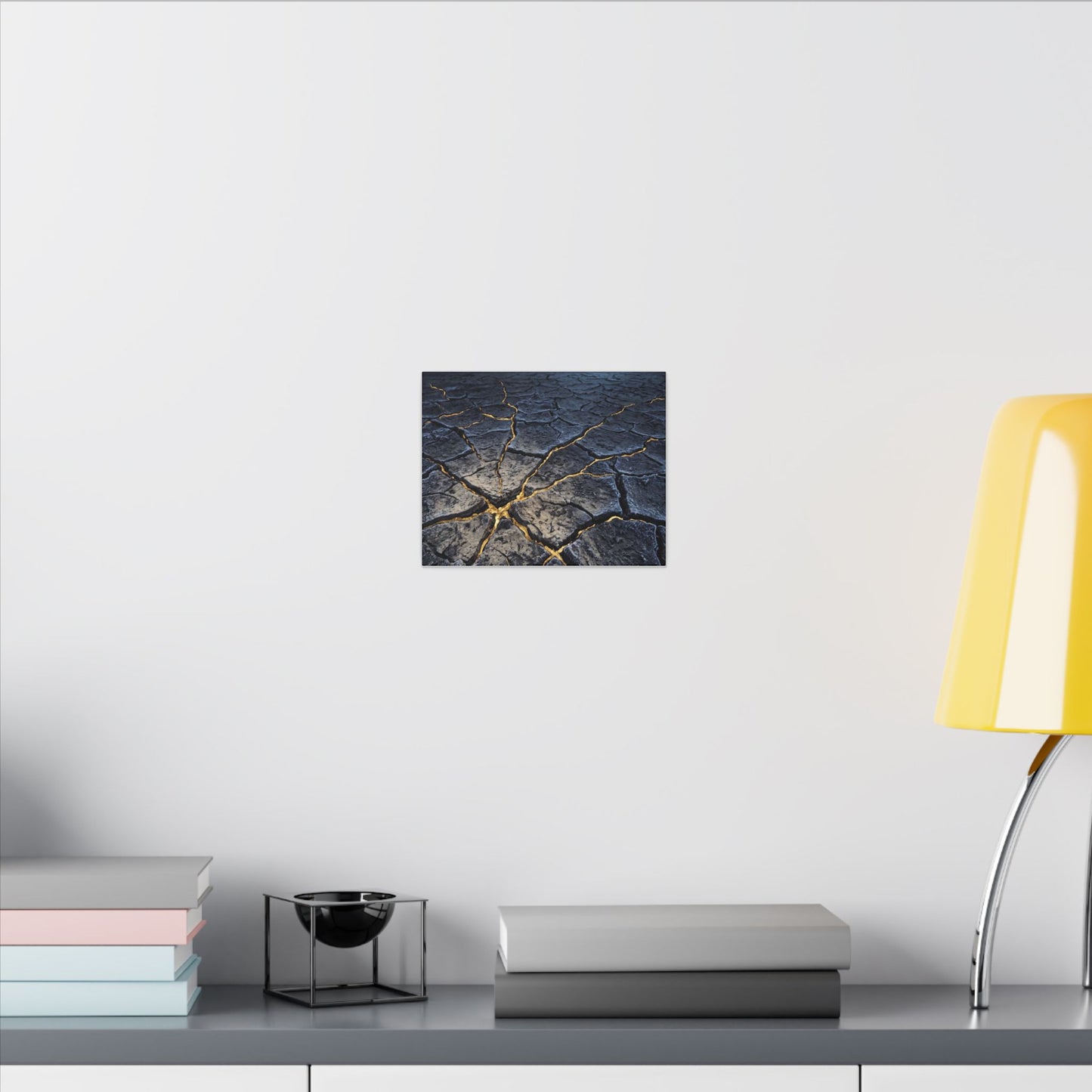Cracked Earth Broken Beauty Canvas Art | Artful Kintsugi Art