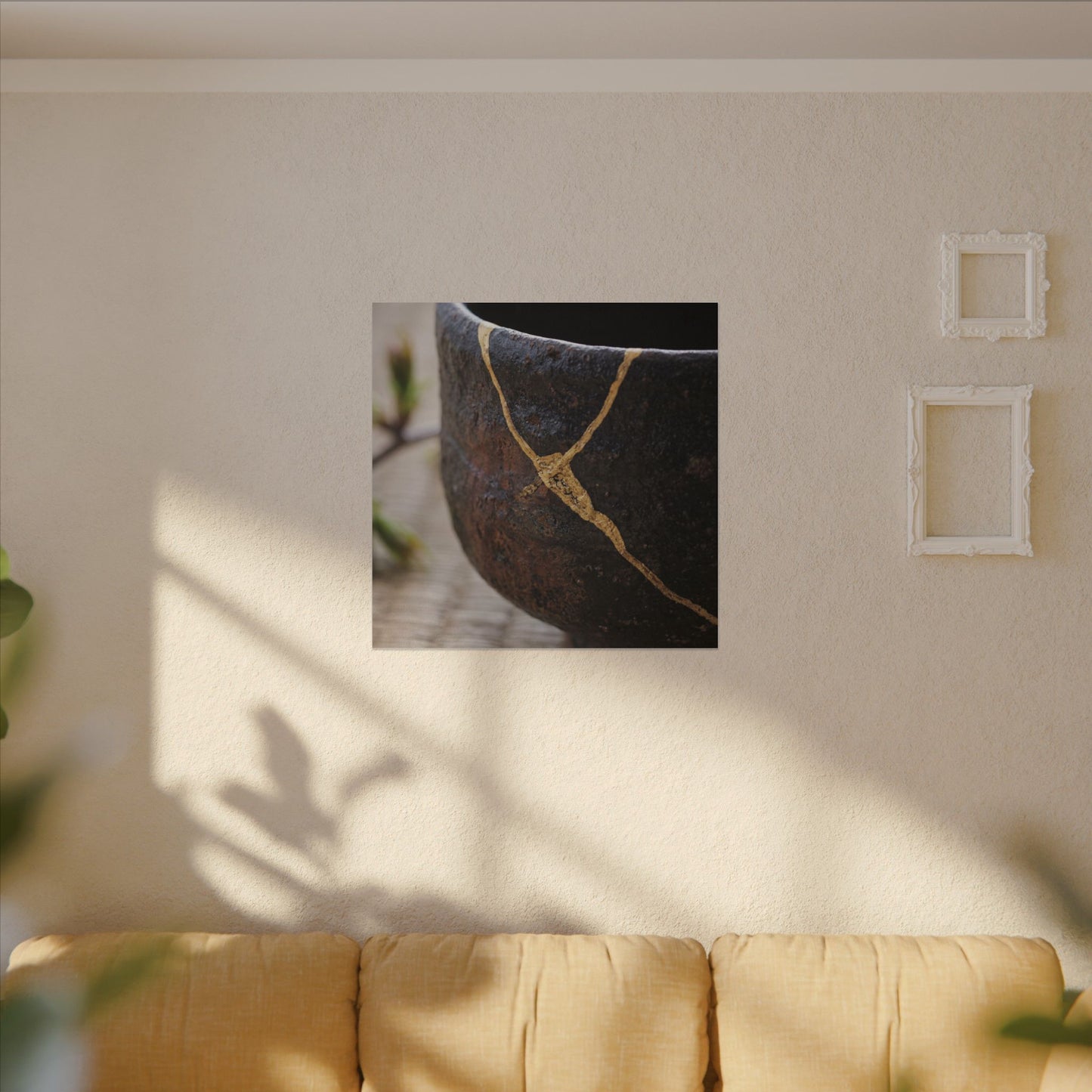 Dawn Tea Ceremony Canvas Art - Kintsugi Mono No Aware