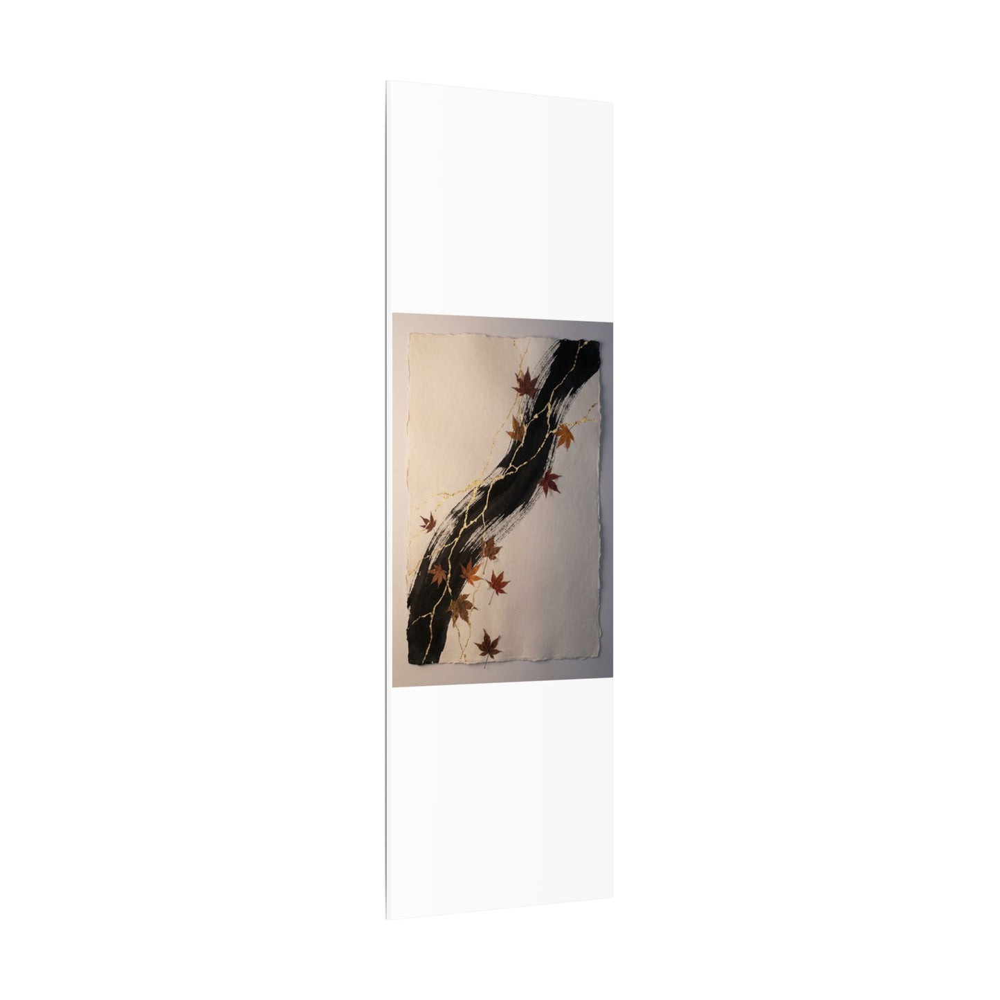 Dawn Ink Brushstroke Canvas Art - Kintsugi Ma
