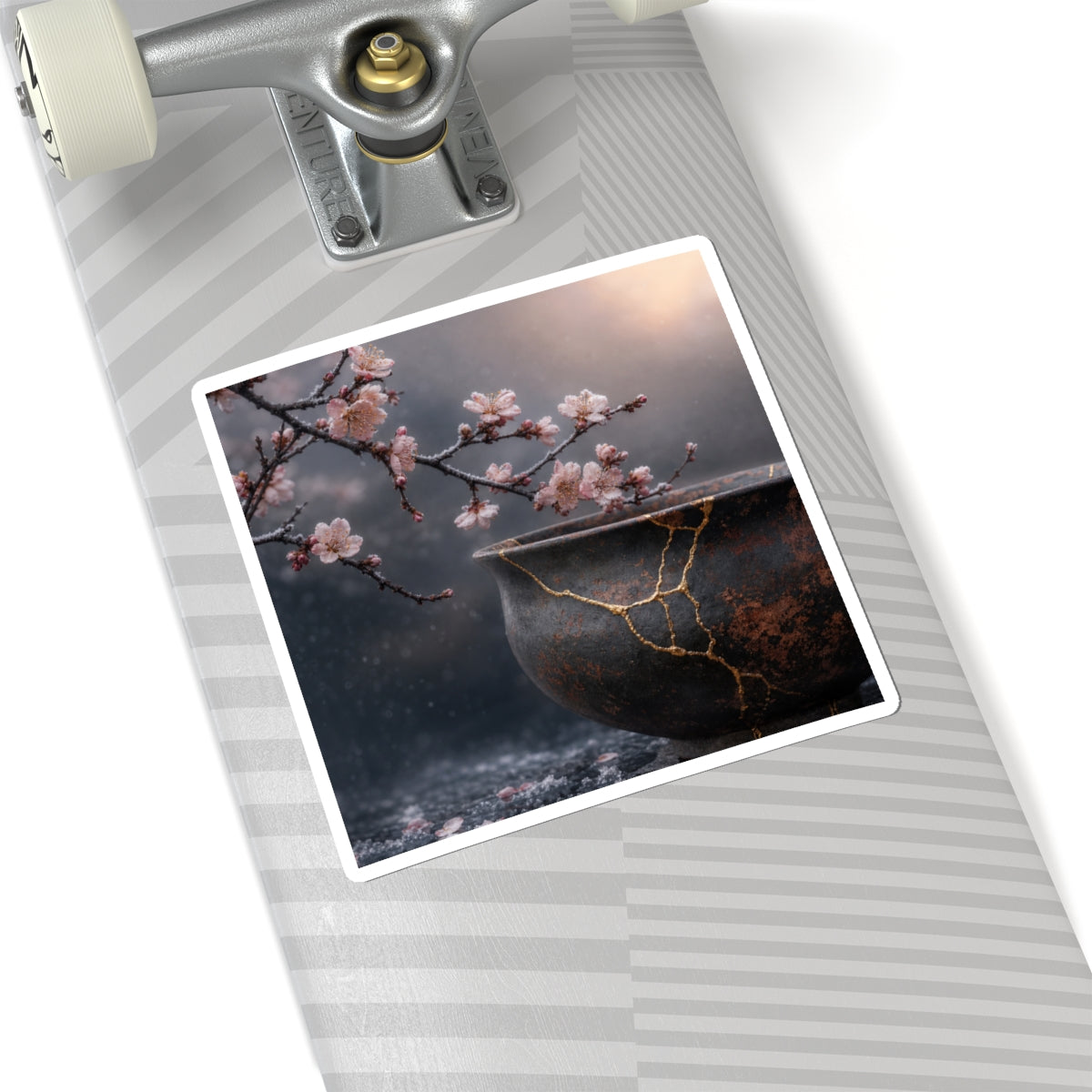 Dawn Cherry Blossom Sticker - Kintsugi Kanso