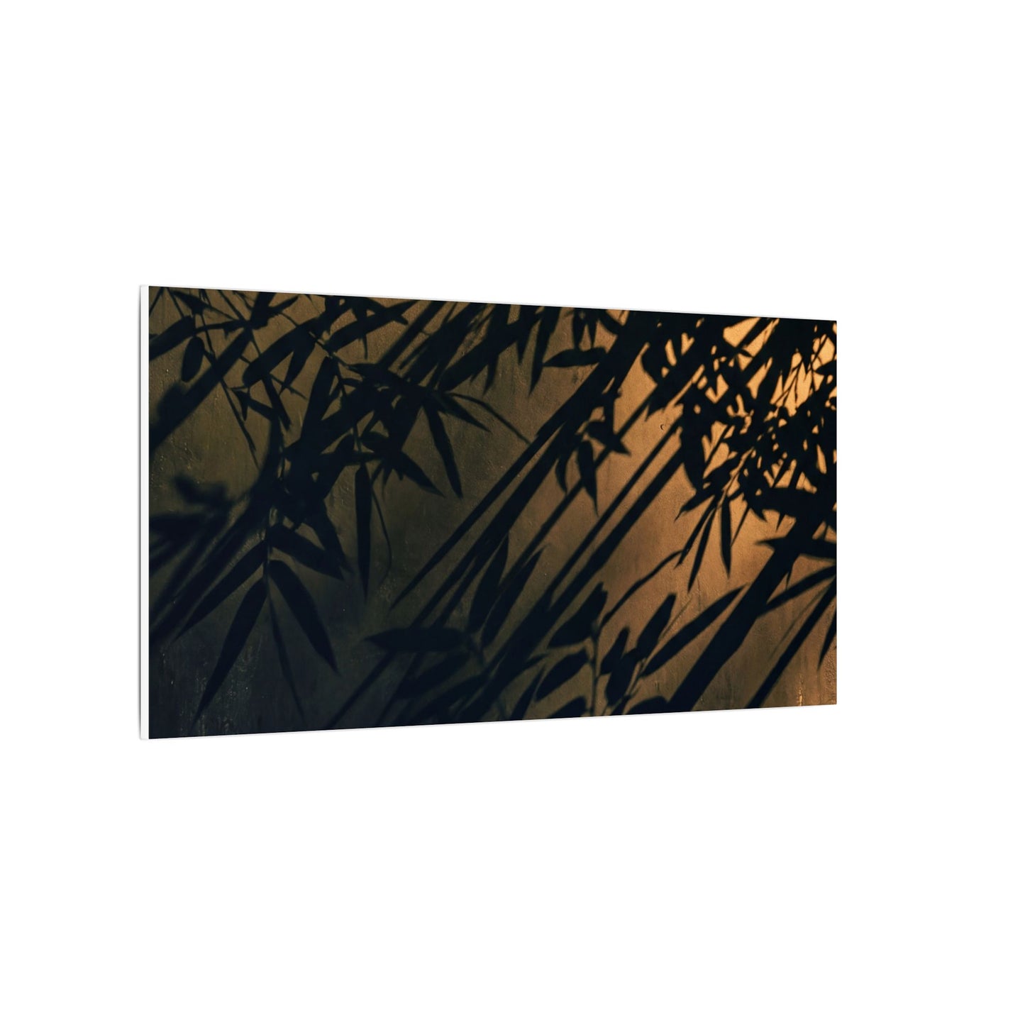 Sophisticated Shadow Play Canvas Art - Shadow Zen Dark Japandi