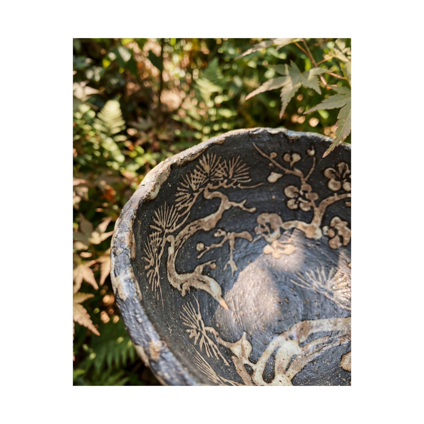 Ceramic Bowl Summer Wall Art Print | Japandi Warm Design