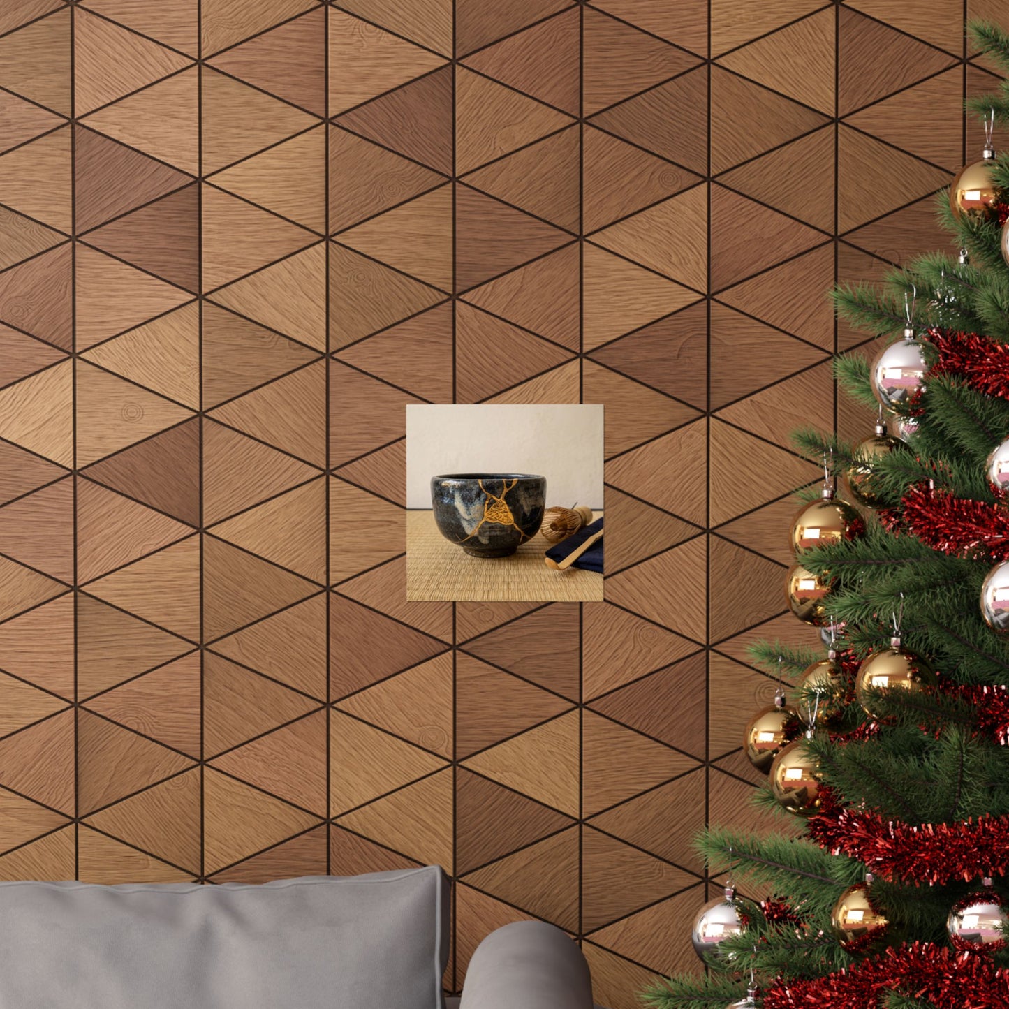 Tea Ceremony Summer Wall Art Print | Kintsugi Beautiful Design