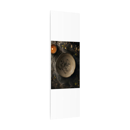 Ceramic Bowl Spring Canvas Art | Japandi Earthy Design