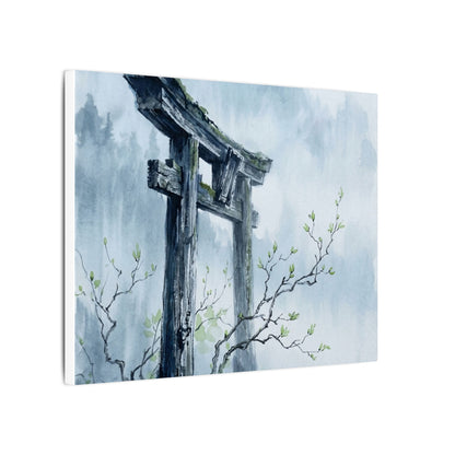 Torii Gate Canvas Art | Spring Zen Sumi E Art