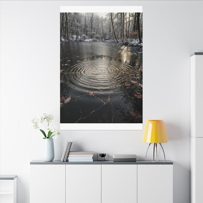 Water Ripple Broken Beauty Canvas Art | Artful Kintsugi Art