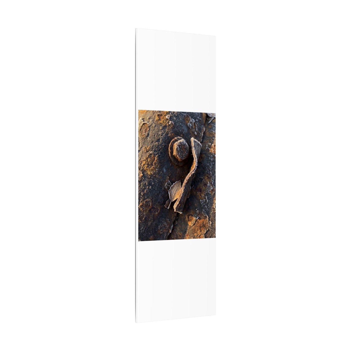 Moody Rust Patina Canvas Art - Moody Minimal Dark Japandi