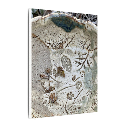 Ceramic Bowl Winter Canvas Art | Japandi Earthy Design