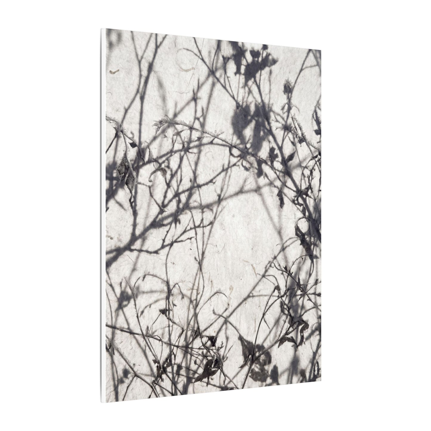 Winter Shadow Play Japanese Pattern Canvas Art | Elegant Decor