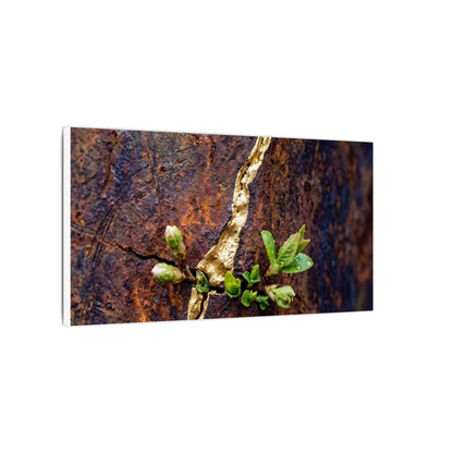 Overcast Rust Patina Canvas Art - Kintsugi Datsuzoku