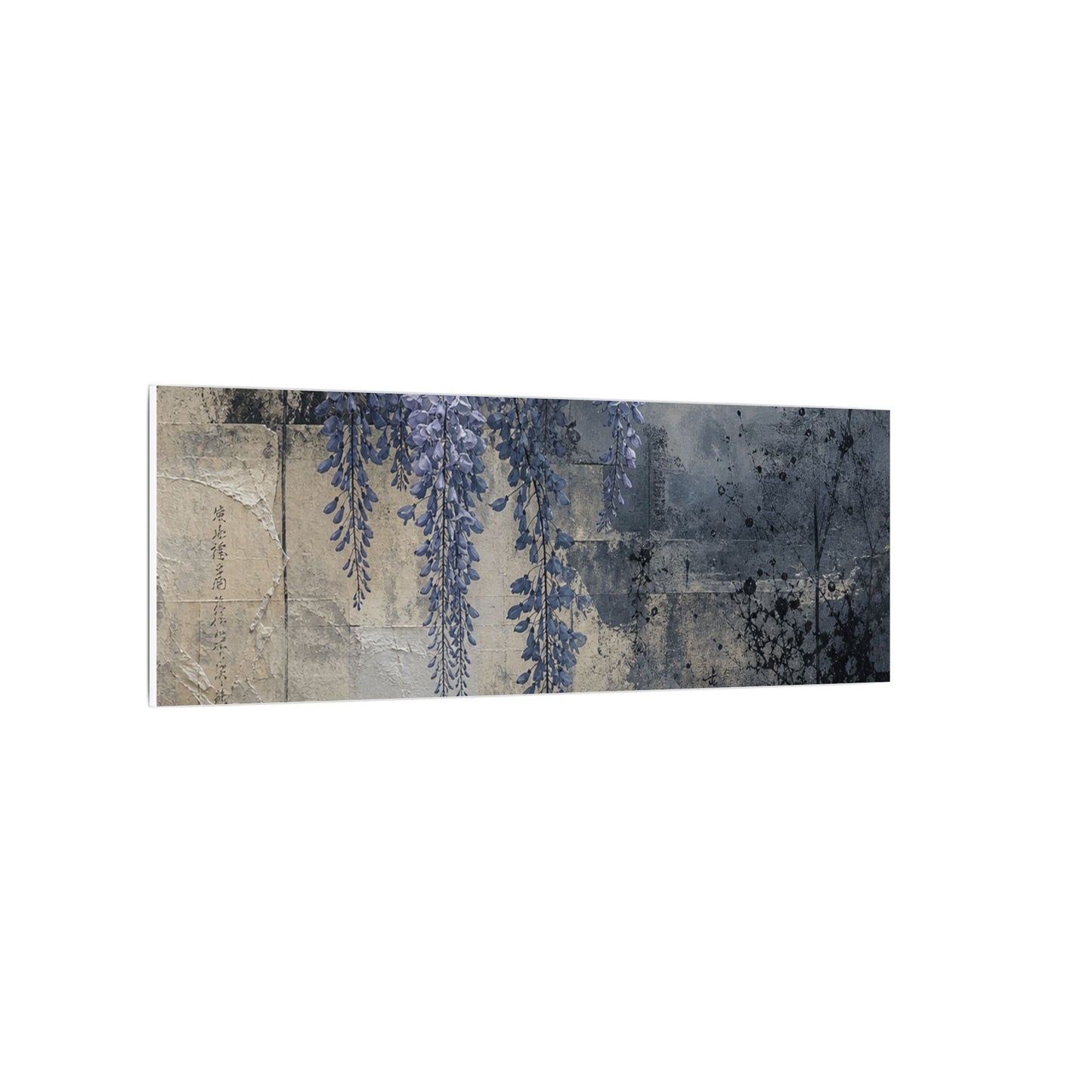 Winter Wisteria Texture Canvas Art | Elegant Decor
