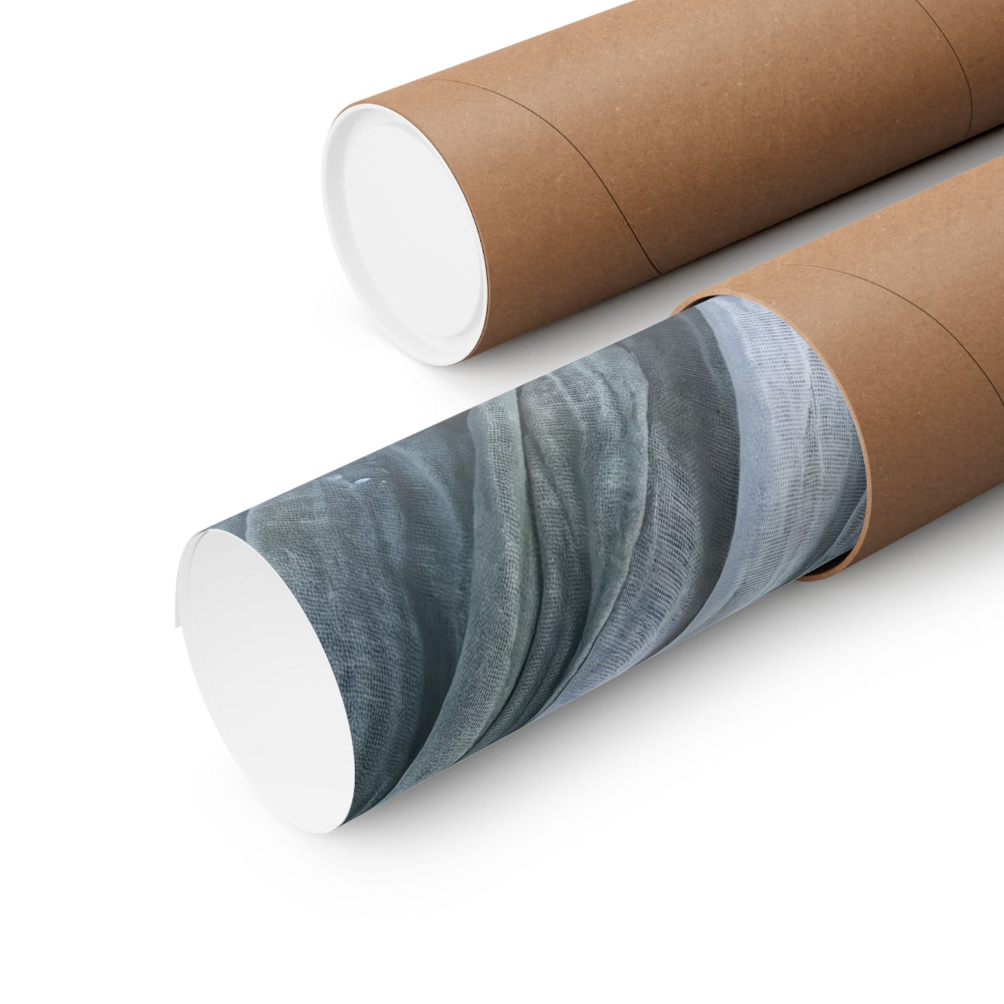 Warm Silk Drape Wall Art Print - Texture Japandi