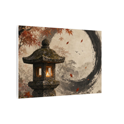 Ma Stone Lantern Canvas Art - Zen Enso