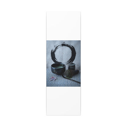 Tea Ceremony Canvas Art | Winter Zen Enso Art