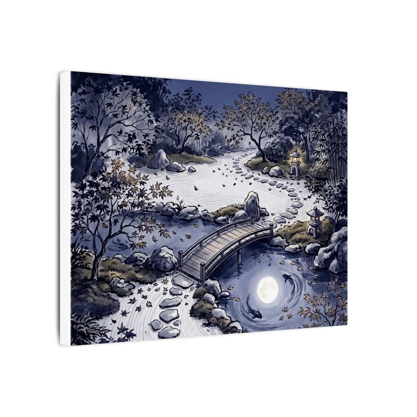 Torii Gate Enso Canvas Art | Contemplative Zen Art