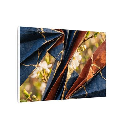 Golden Hour Paper Fold Canvas Art - Kintsugi Ma