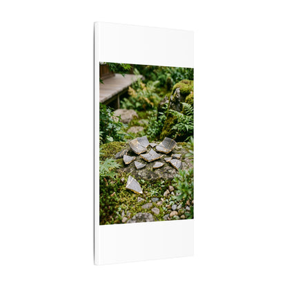 Summer Broken Pottery Gold Repair Canvas Art | Resilient Decor