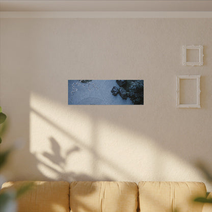 Earthy Silk Drape Canvas Art - Minimal Line Japandi