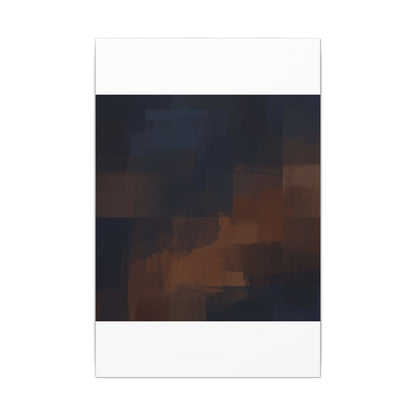 Wabi-sabi Minimal-line Japandi Charcoal Canvas Art