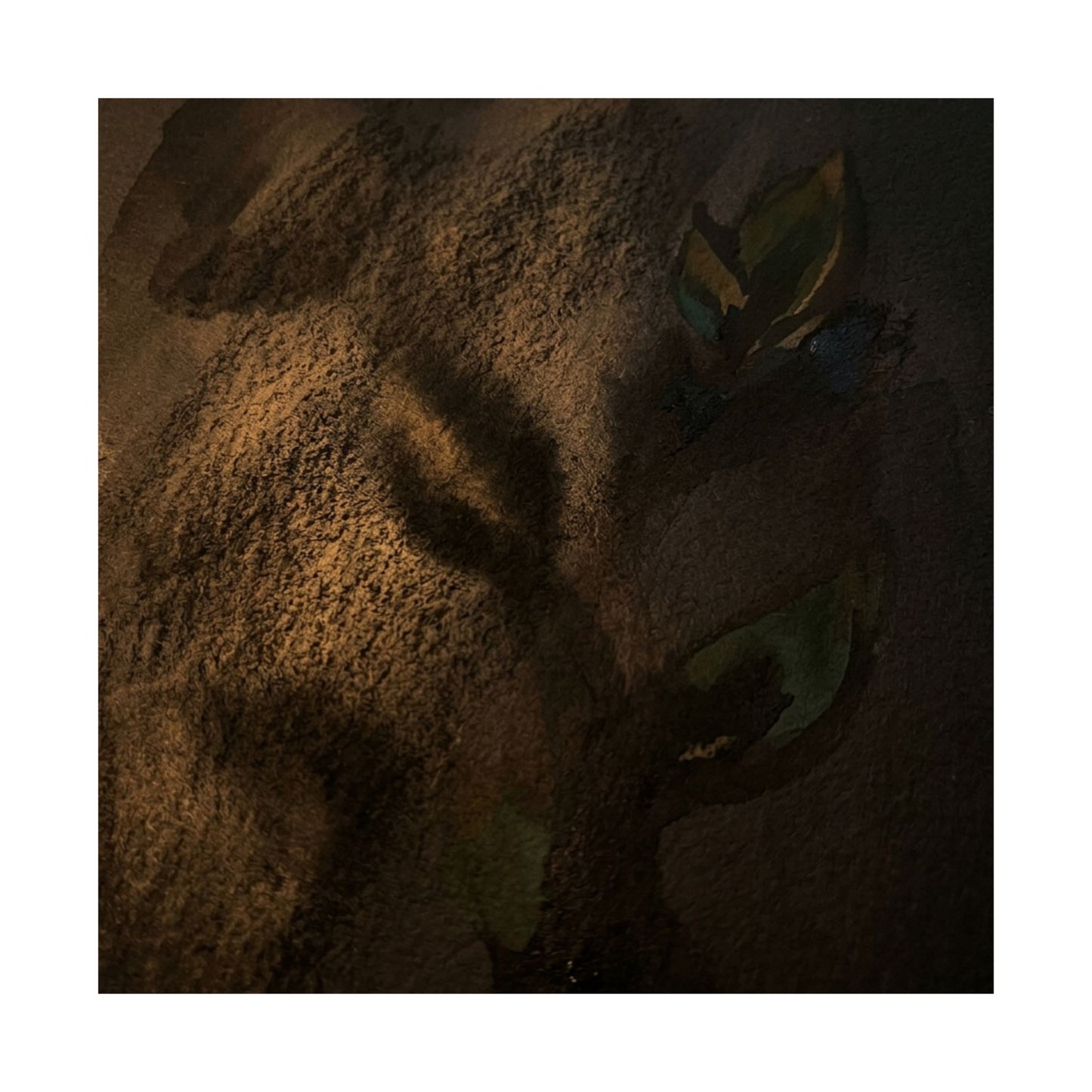 Shadow Play Spring Wall Art Print | Dark Japandi Sophisticated Design