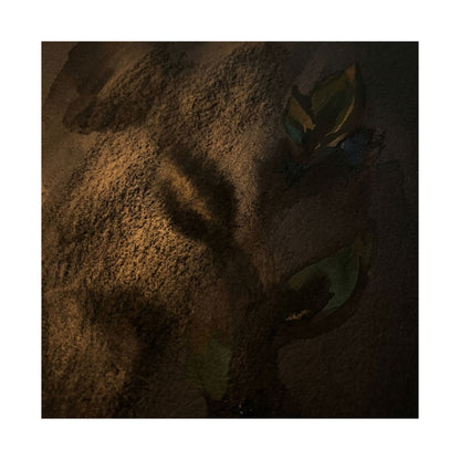 Shadow Play Spring Wall Art Print | Dark Japandi Sophisticated Design