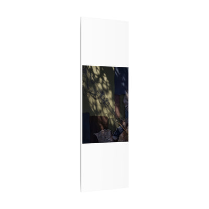 Ma Incense Smoke Canvas Art - Dark Japandi Dark Texture