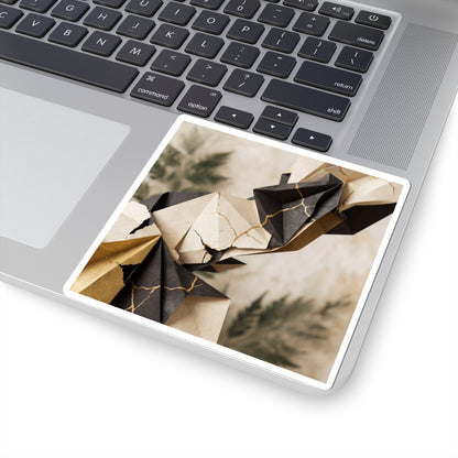 Paper Fold Broken Beauty Sticker | Artful Kintsugi Art