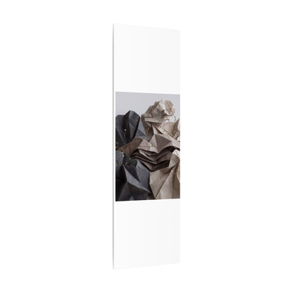 Neutral Paper Fold Canvas Art - Texture Japandi