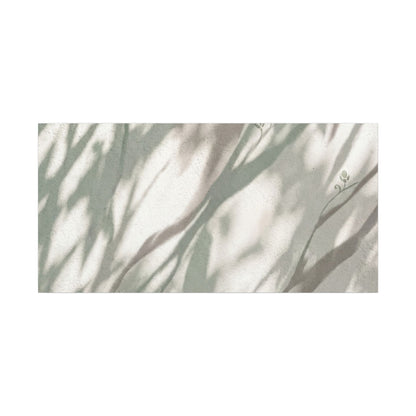 Japandi Shadow Play in Dappled | Japanese Pattern Canvas Art