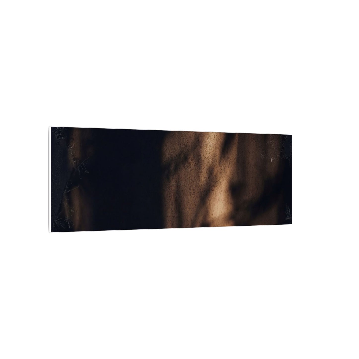 Winter Shadow Play Moody Minimal Canvas Art | Luxurious Decor