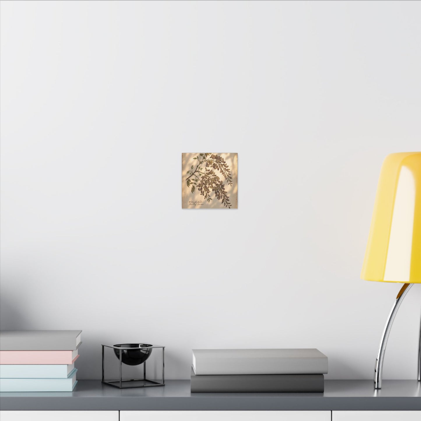 Spring Wisteria Herbarium Canvas Art | Earthy Decor