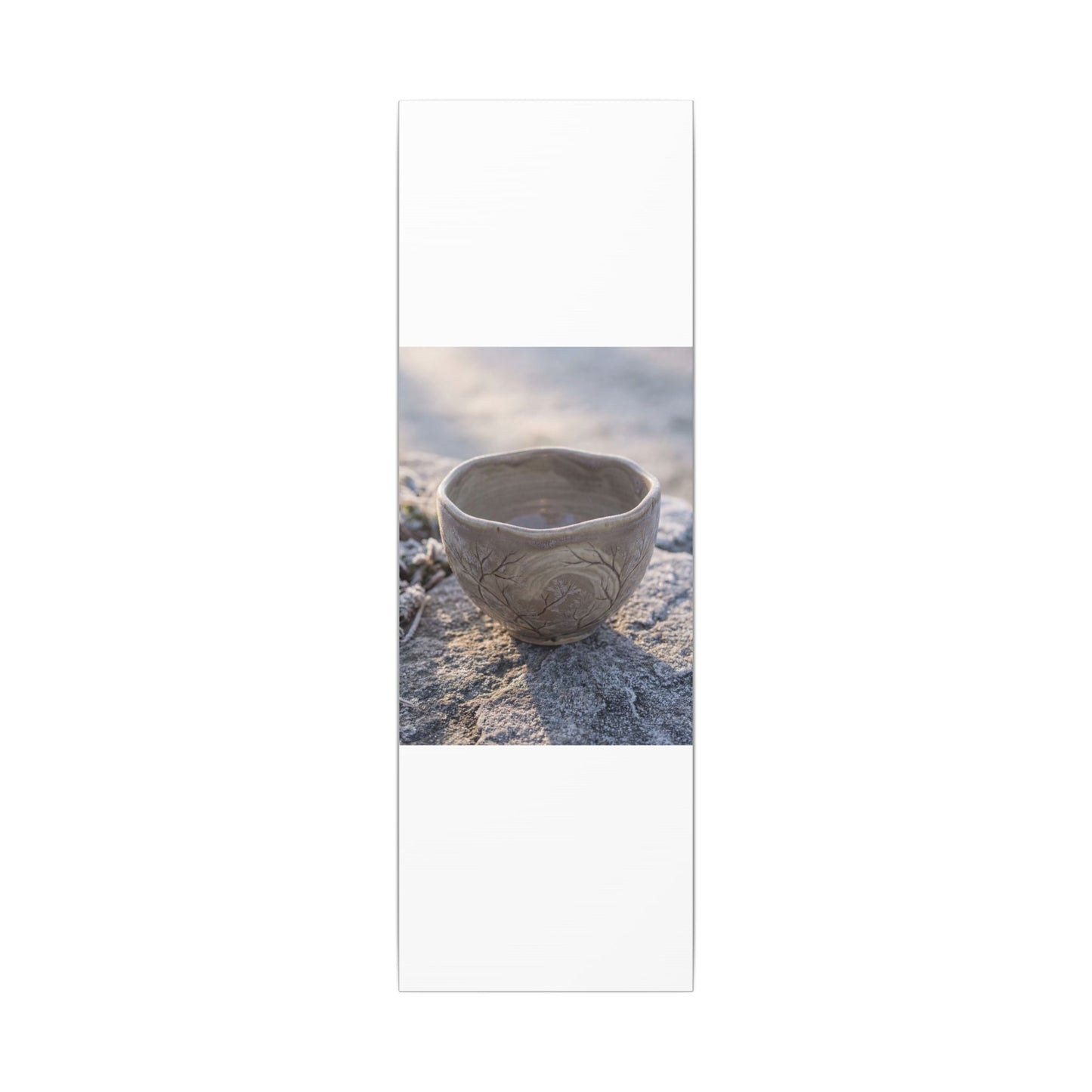 Seijaku Ceramic Bowl Canvas Art - Japandi Japanese Pattern