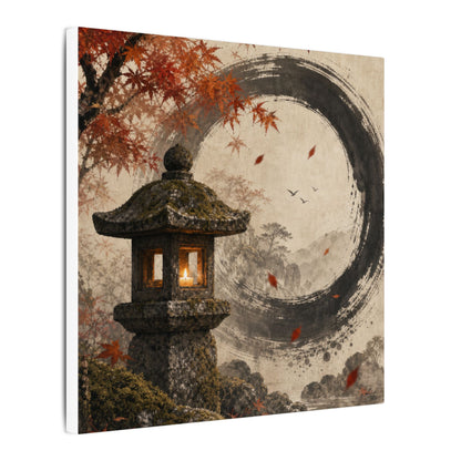 Ma Stone Lantern Canvas Art - Zen Enso
