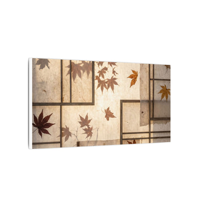 Shoji Screen Japanese Pattern Canvas Art | Neutral Japandi Art