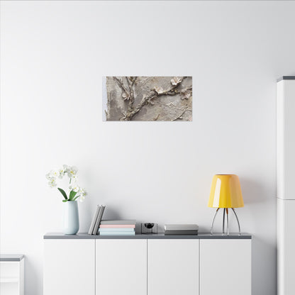 Summer Cherry Blossom Texture Canvas Art | Earthy Decor