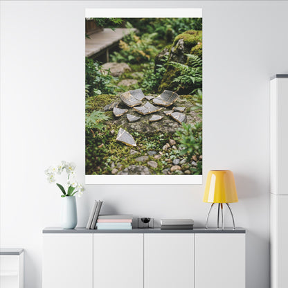 Summer Broken Pottery Gold Repair Canvas Art | Resilient Decor