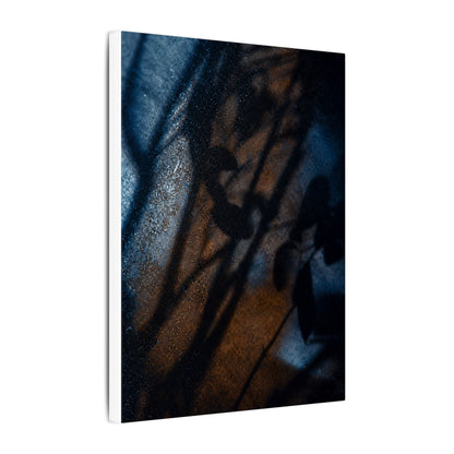 Moonlight Shadow Play Canvas Art - Dark Japandi Ma