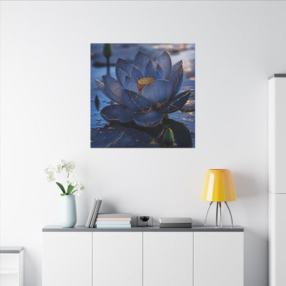 Kintsugi Lotus Flower in Dawn | Broken Beauty Canvas Art