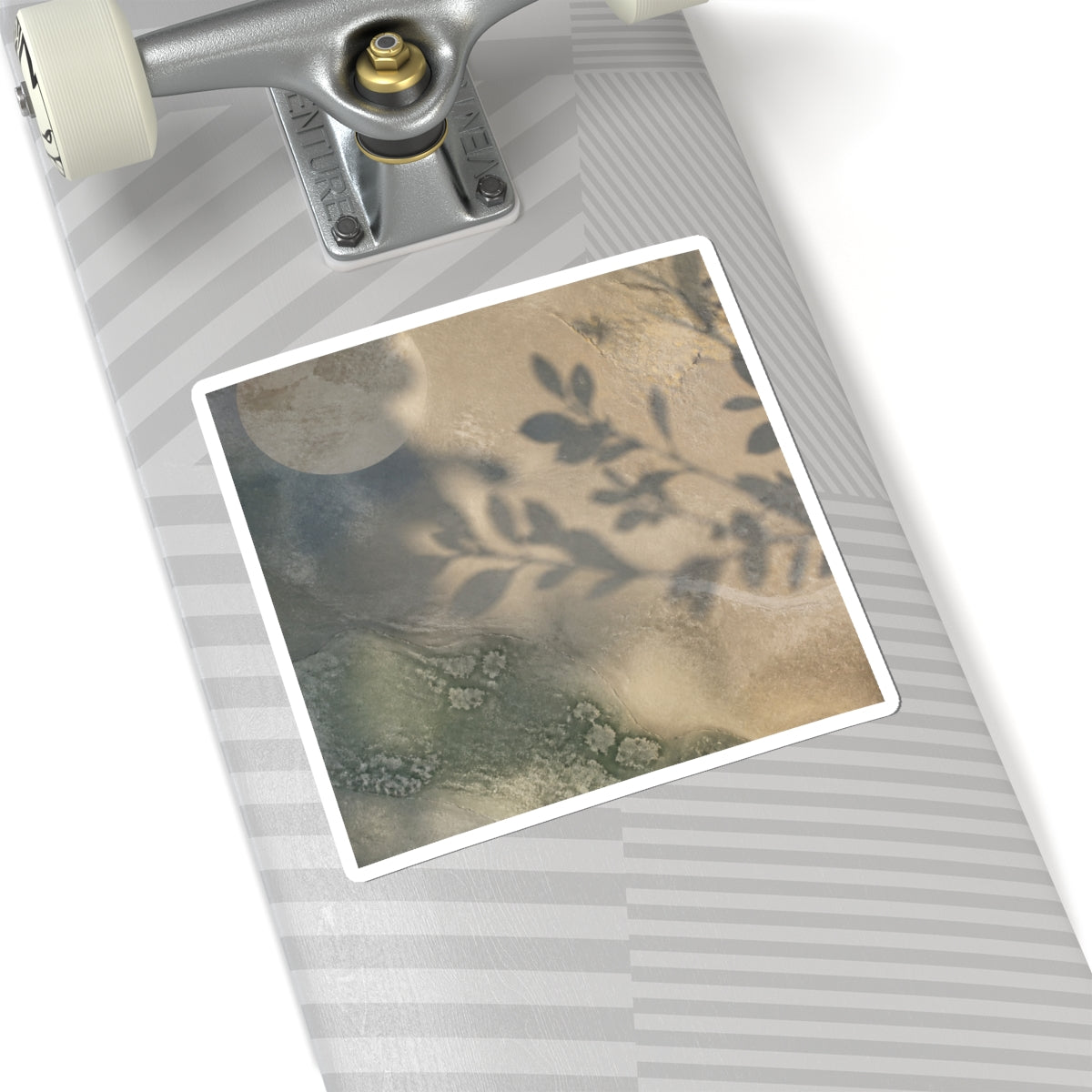 Neutral Shadow Play Sticker - Texture Japandi
