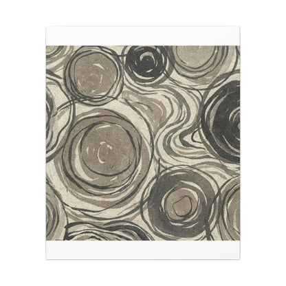 Wabi-sabi Pattern Japandi Japanese Pattern Canvas Art