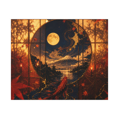 Beautiful Shoji Screen Canvas Art - Gold Vein Kintsugi