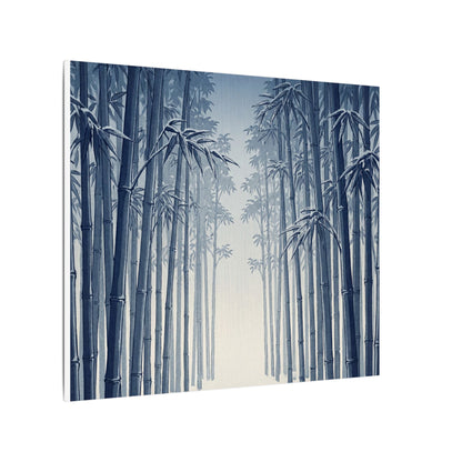 Bamboo Grove Canvas Art | Winter Zen Ukiyo E Inspired Art